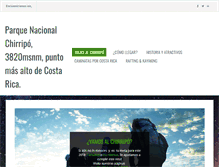 Tablet Screenshot of caminatasalchirripo.com